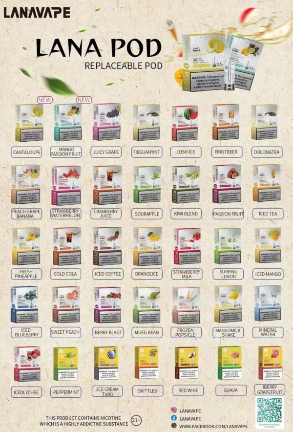 LANA拉納煙彈一代通用 / 3顆入 / 世界最涼