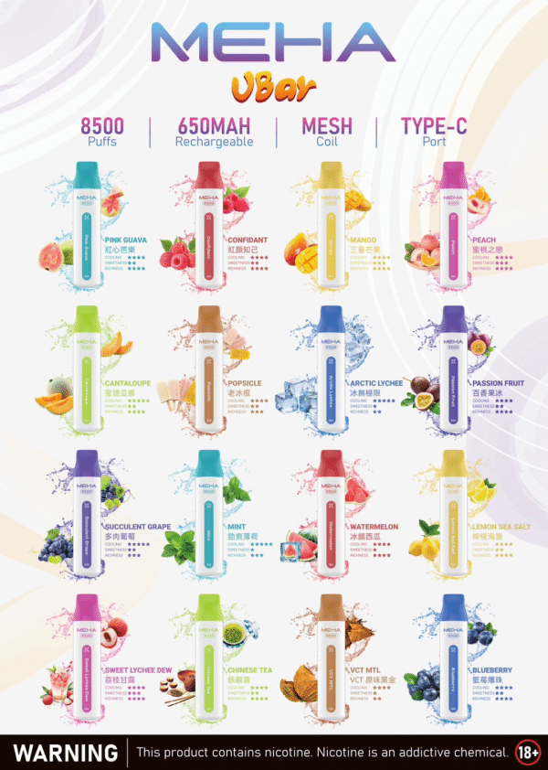 MEHA魅嗨拋棄式8500口